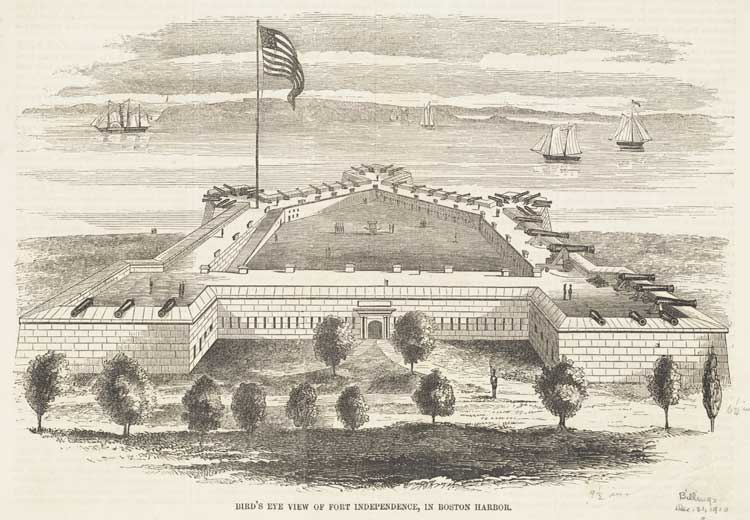 Fort Independence in the 1850's