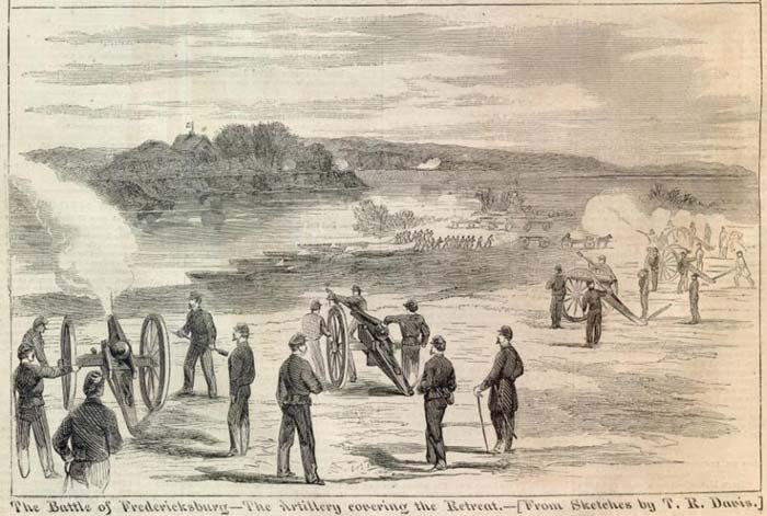 Artillery Covering the Retreat From Fredericksburg
