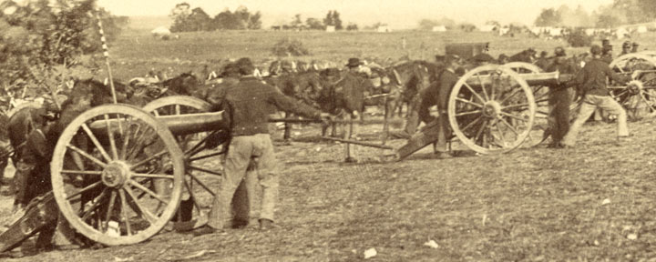 Union Artillery, Fredericksburg, June 1863