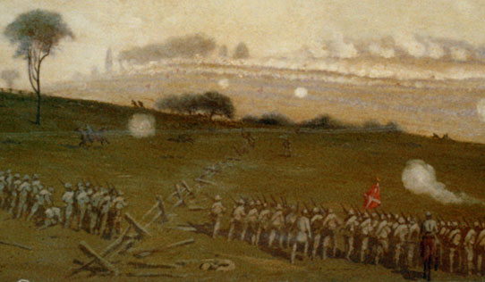 Edwin Forbes illustration of Gettysburg, cropped