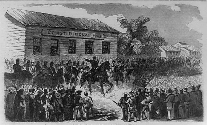 Col. Sumner Breaks up the Topeka Legislature, July 4, 1856