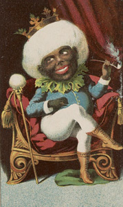 King Cotton advertising card