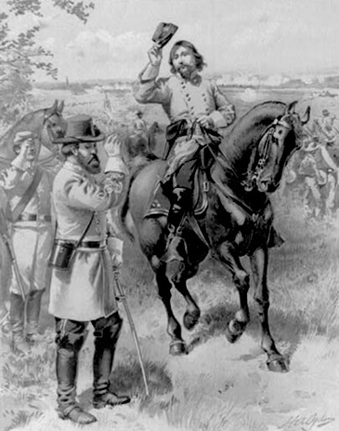 H. A. Ogden illustration of Gen'l's Longstreet & Pickett