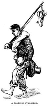Charles W. Reed sketch "A Footsore Soldier"