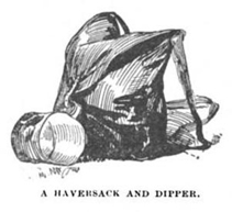 Charles Reed sketch Haversack & Dipper