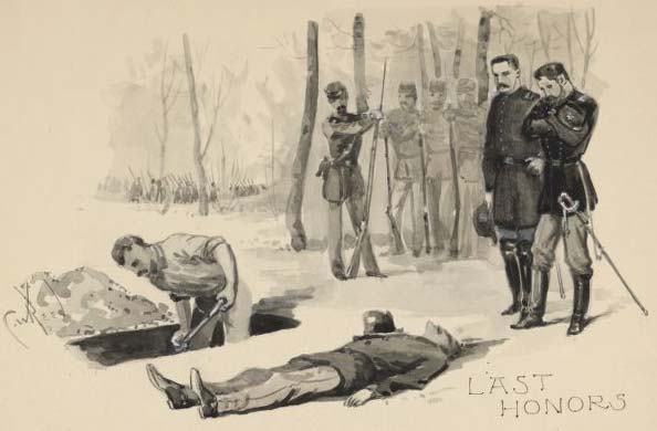 Charles W. Reed Illustration, "Last Honors"