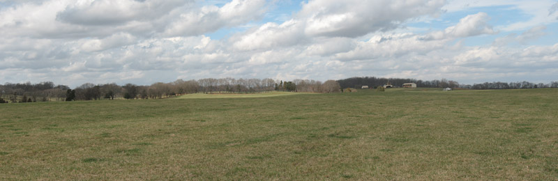 Some of the rolling terrain at Brandy Station