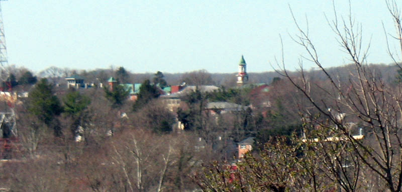 Culpeper from a hill NE of town