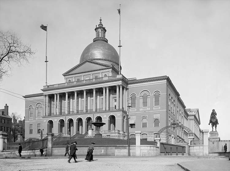 Massachusetts Statehouse, Circa 1910