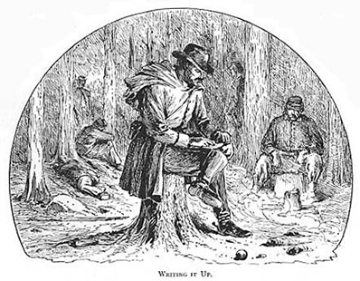 edwin forbes illustration of a reporter