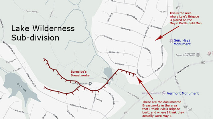 Earthworks diagram overlayed Lake Wilderness Development