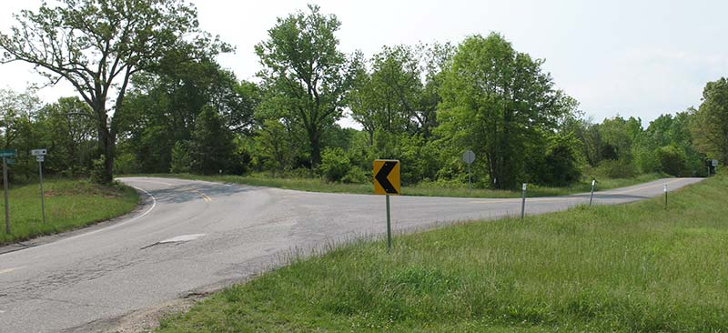 Intersection of Brock Road and Blockhouse Road