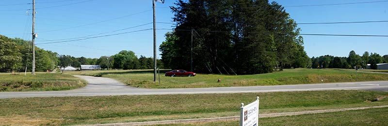 The Brock Road Split as it looks today