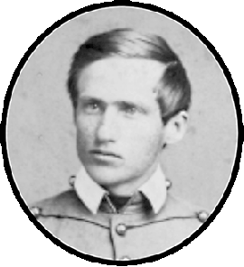 Morris Schaff in 1862, a cadette at West Point