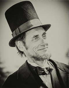 Buddy Secor of Lincoln impersonator